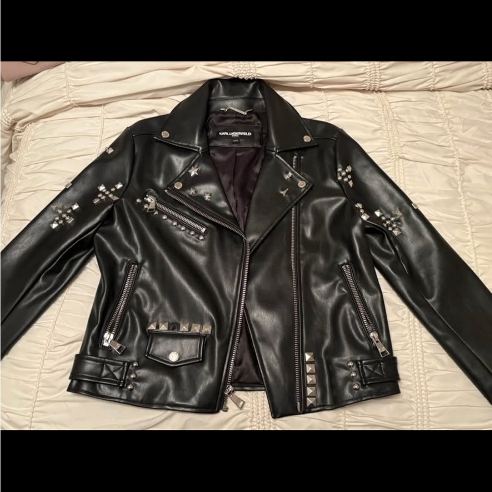 Genuine Karl Lagerfeld Studded Jacket